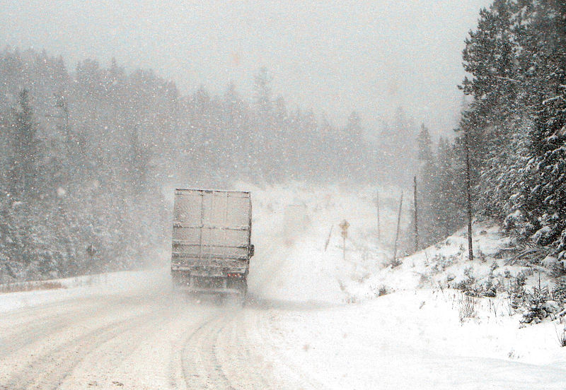 Truck Driver Safety Winter